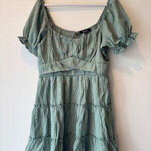 Trixxi Green Dress